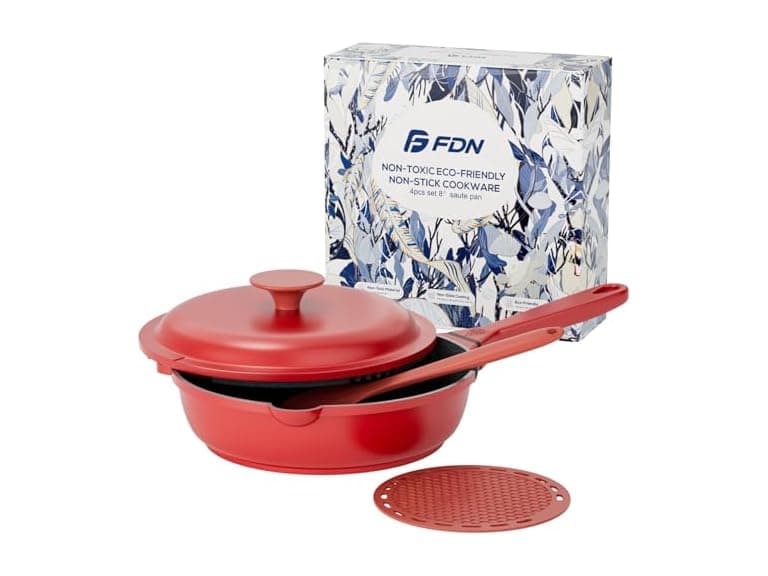 Titanium Saute Pan With Lid - Image 1