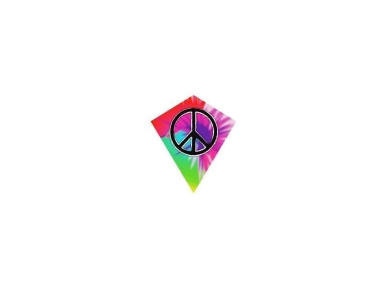 WindNSun MicroDiamond Poly Kite: Peace - Image 1