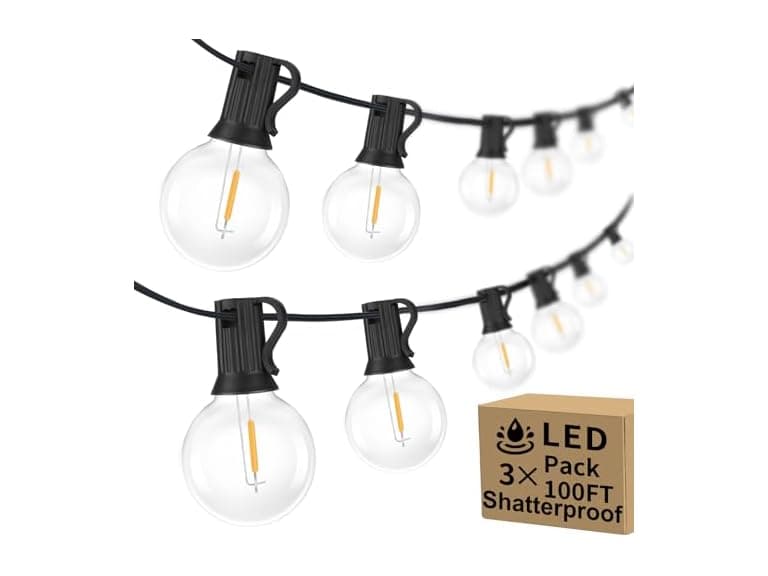 Bosceos 300FT G40 Globe String Lights - Image 1