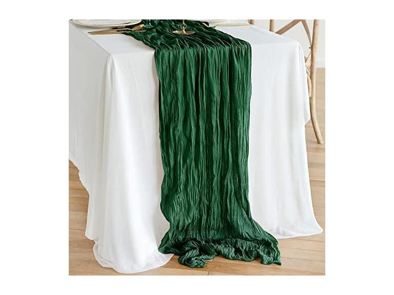 Cheesecloth Table Runner Gauze Decorations - Image 1