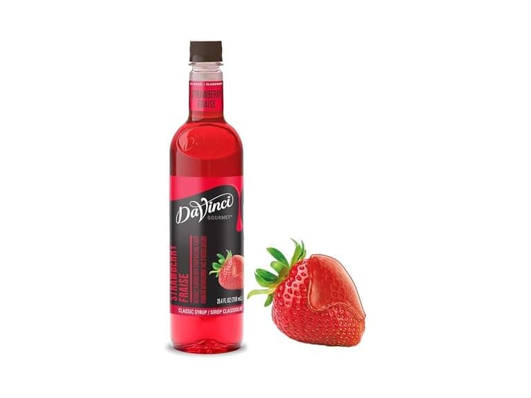 DaVinci Gourmet Classic Strawberry Syrup, 25.4 oz. - Image 1