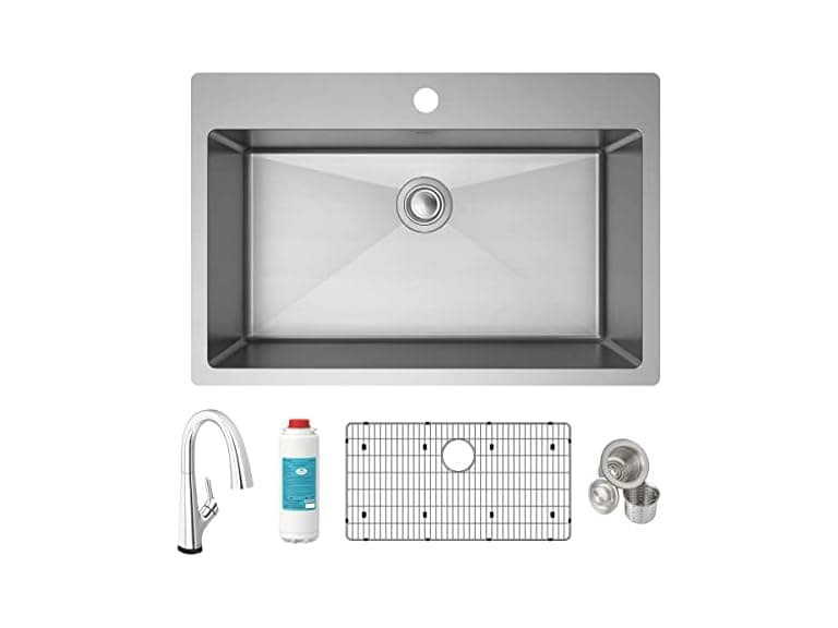 Elkay Crosstown 18 Gauge 33" x 22" x 9" - Image 1