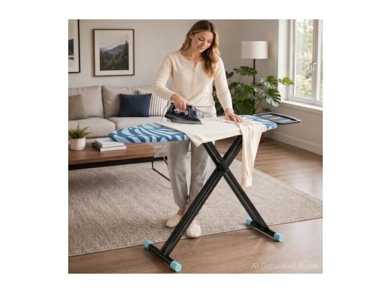 Full Size Height Adjustable Ironing Board - Image 1