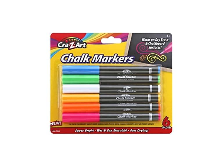 Cra-Z-Art Chalk Markers 6 Count - Dry Erase a - Image 1