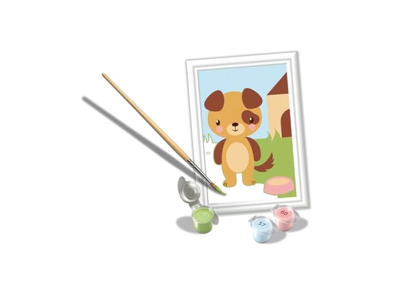 Ravensburger CreArt Cute Puppy Paint‑by‑Number - Image 1