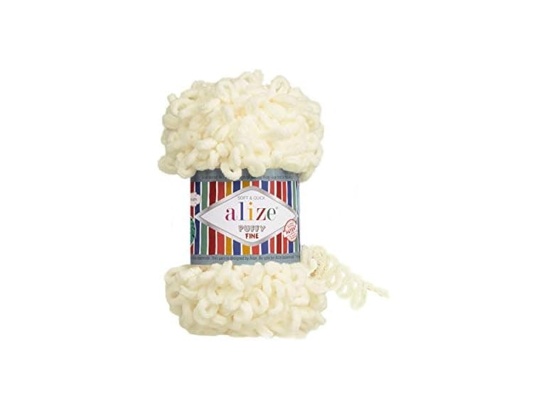 Alize Puffy Fine Yarn Baby Blanket Worested - Image 1