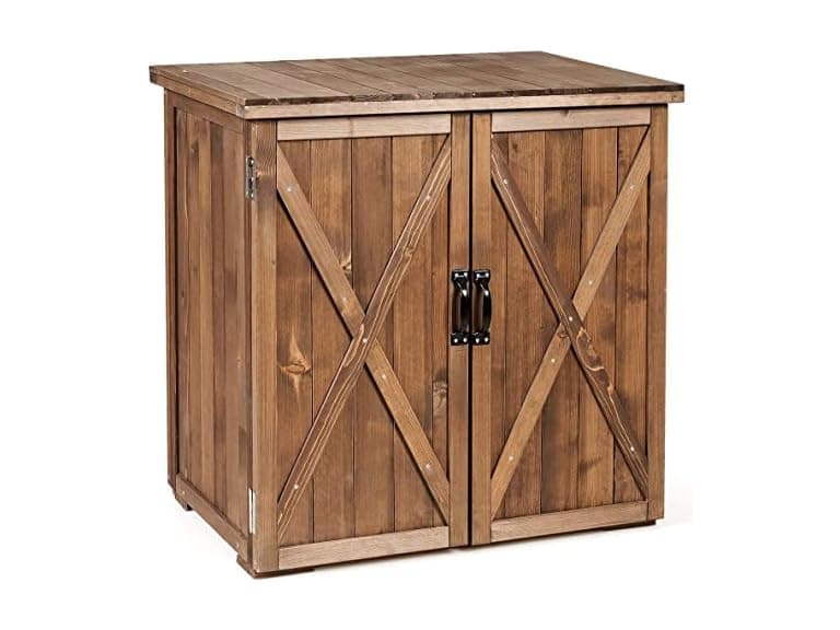GRAFFY Garden Wooden Storage Shed - Image 1