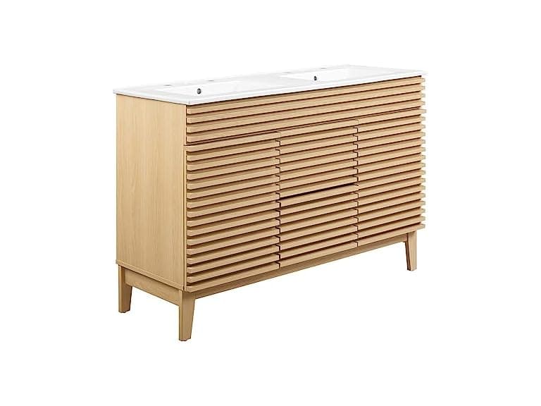 Modway Render 48" Double Bathroom Vanity - Image 1