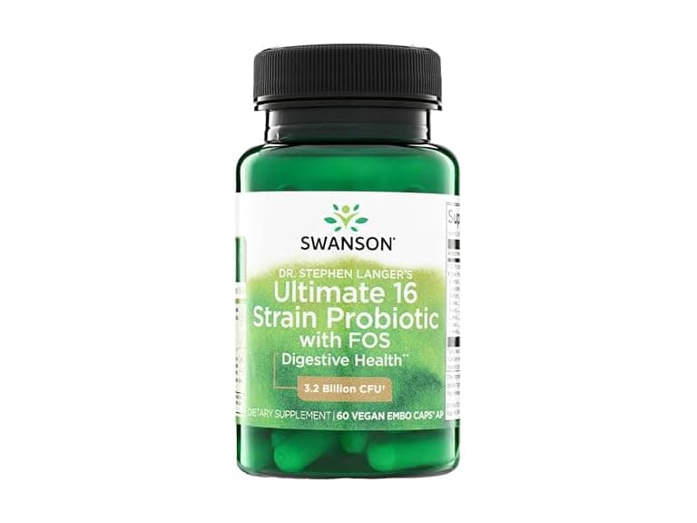 Swanson 16-Strain Probiotic 60 Caps - Image 1
