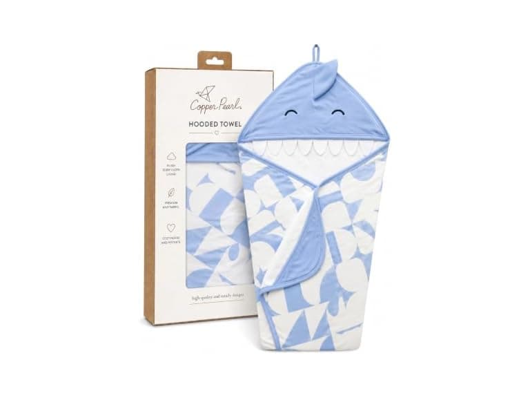 Copper Pearl Hooded Bath Towels Premium Knit - Image 1