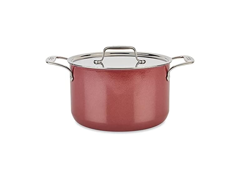 All-Clad FusionTec Ceramic Soup Pot 7 Quart (Open Box) - Image 1