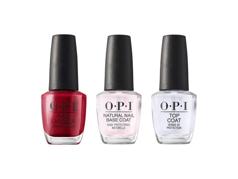 OPI Nail Lacquer Trio Set, OPI Red - Image 1