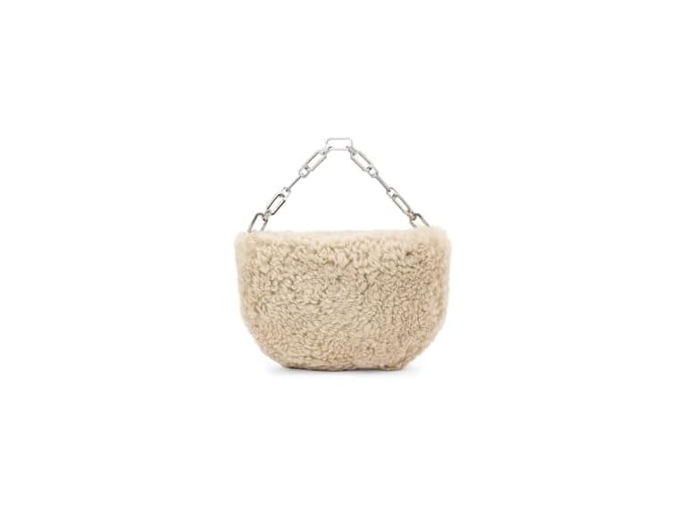 AllSaints Madea Mini Shearling, Natural (Open Box) - Image 1