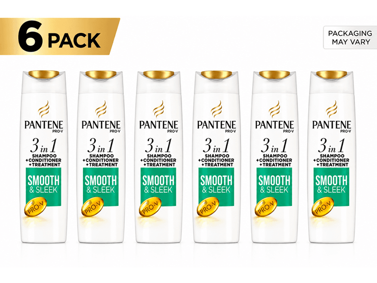 (6-Pack) Pantene 3in1 Smooth and Sleek - Image 1