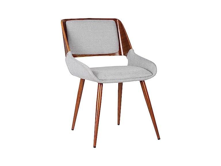 Armen Panda Dining Chair, Gray/Walnut - Image 1