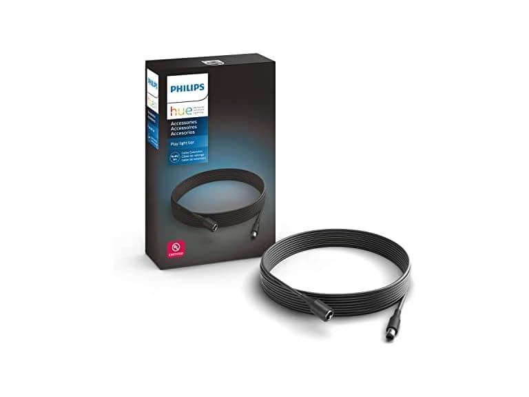 Philips Hue 16-Foot Extension Cable for Philips Hue Play Light Bar, Black - 1 Pack - Image 1