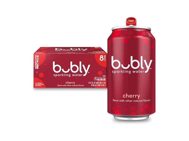 8PK bubly Sparkling Water, Cherry, Zero Sugar - Image 1