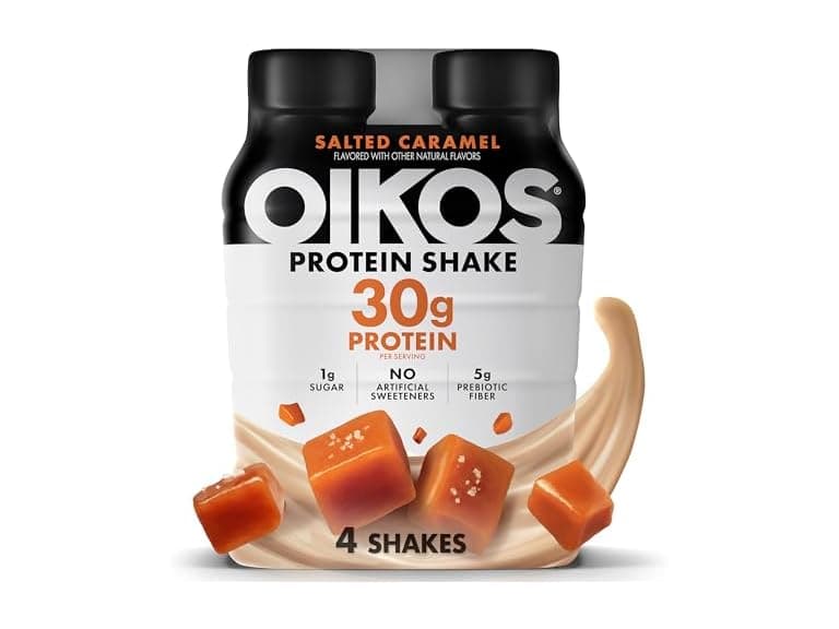 Oikos Protein Shake, Salted Caramel, 30g Protein - Image 1