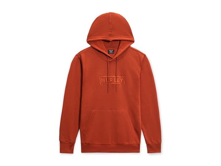 Hurley Men's Box Logo Fleece Pullover Hoodie - Image 1