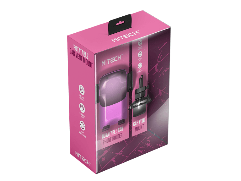 Clear & Sturdy Rotatable Car Vent Mount - Image 1