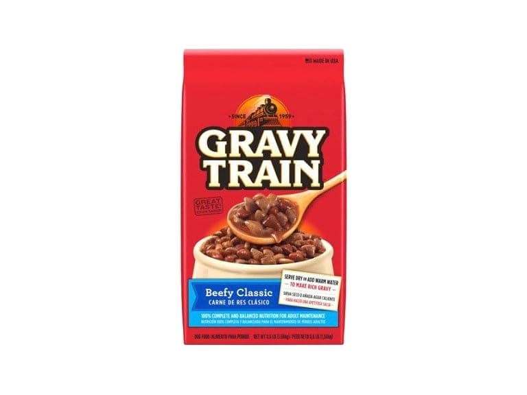 Gravy Train Beefy Classic Dry Dog Food, 3.5 lb - Image 1