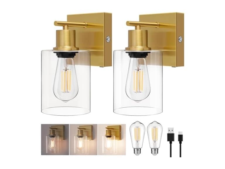 Brightever 2-Pack Wall Sconce - Image 1