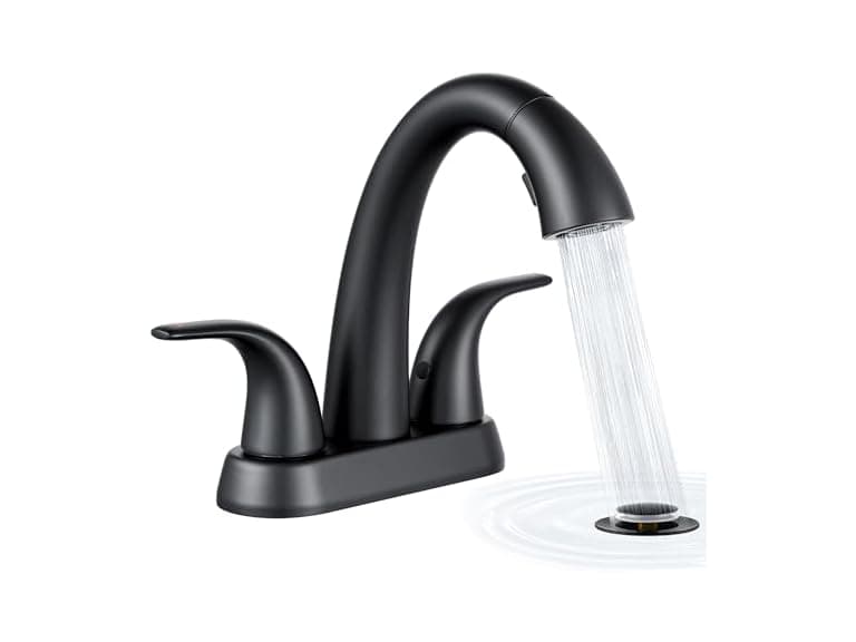 Matte Black Pull Down Faucet - Image 1