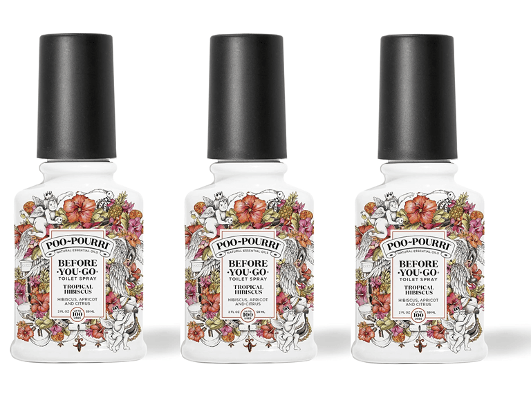 3Pk Poo-Pourri Spray Tropical Hibiscus - Image 1