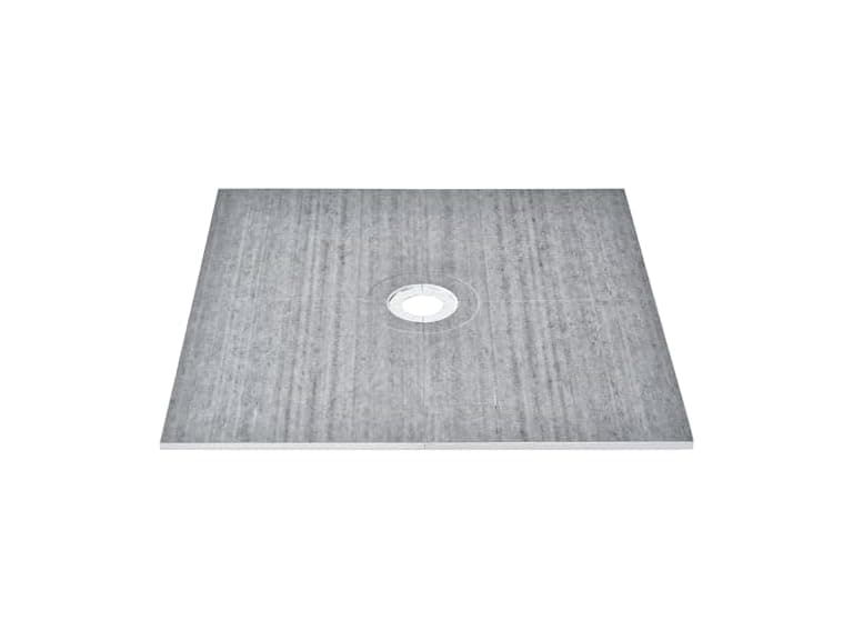 Shower Curb Kit, 72"x72" Shower Pan Kit with - Image 1