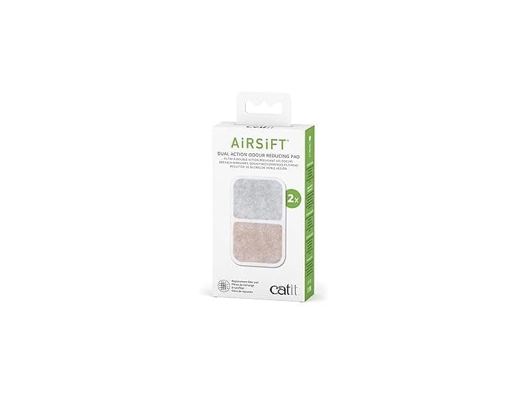 Catit Airsift Dual Action Air Purifier Pad, 2 Pack - Image 1