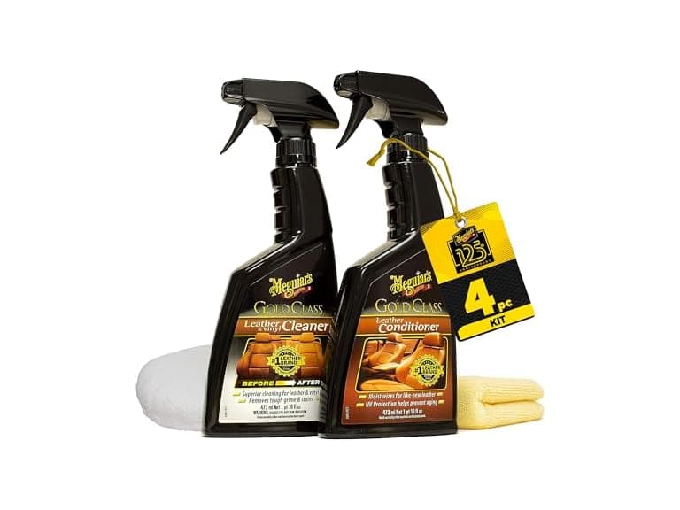 Meguiar's Leather Care Kit - Premium Car Cleaner - Image 1