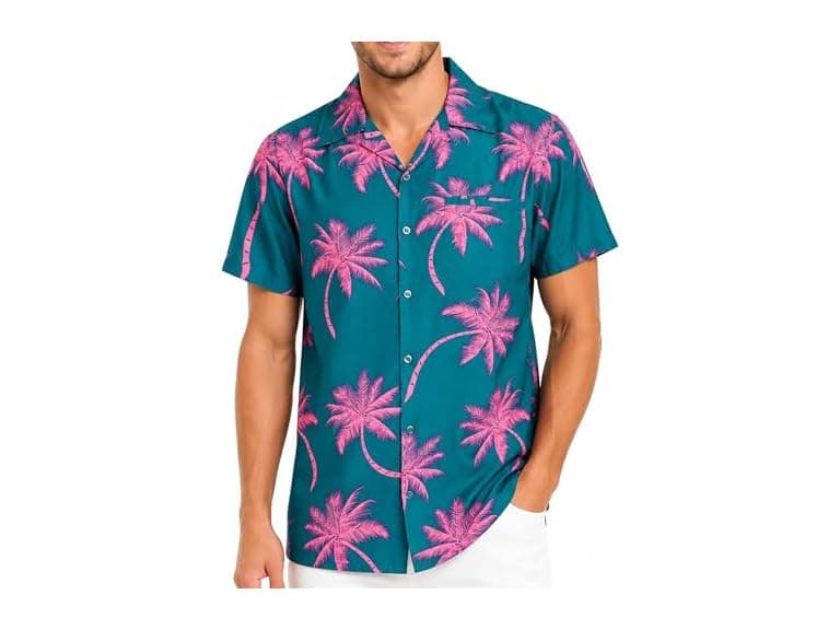 King Kameha Women (L) Hawaiian Shirt Beach Shirts - Image 1