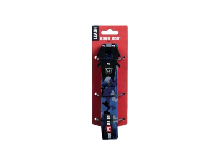 Boss Dog Tactical Leash, Blue Camo, 4 FT - Image 1
