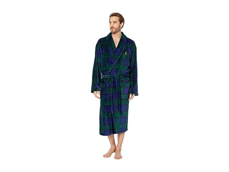 Polo Ralph Lauren (L) Microfiber Plush Long Robe - Image 1