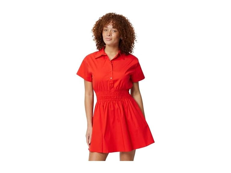 Amazon Essentials Women Flare Cotton Poplin Dress - Image 1