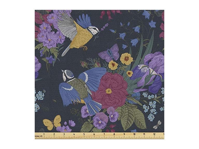 Lunarable Vintage Fabric by The Yard - Image 1