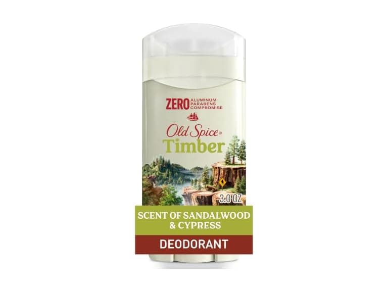 Old Spice Aluminum Free Deodorant Timber 3 oz - Image 1