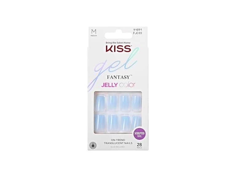 KISS Gel Fantasy, Press On Nails Quince Jelly - Image 1