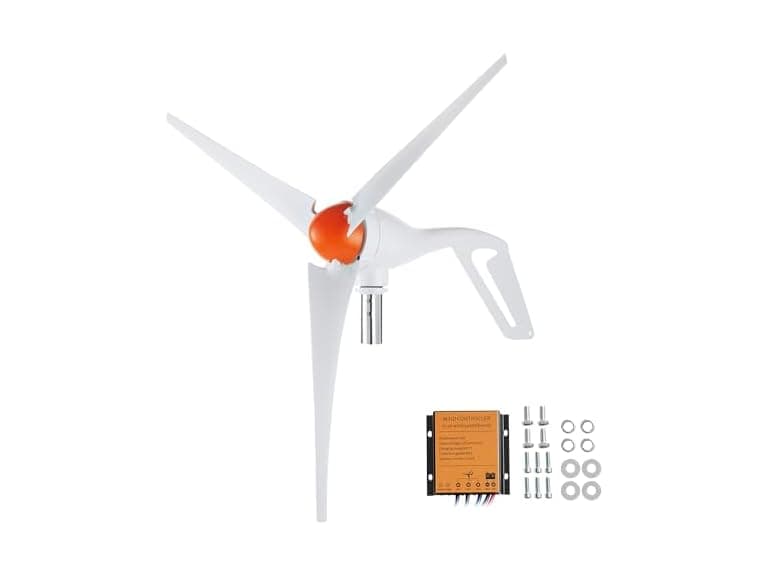 500W Wind Turbine Generator with Anemometer, 12V - Image 1