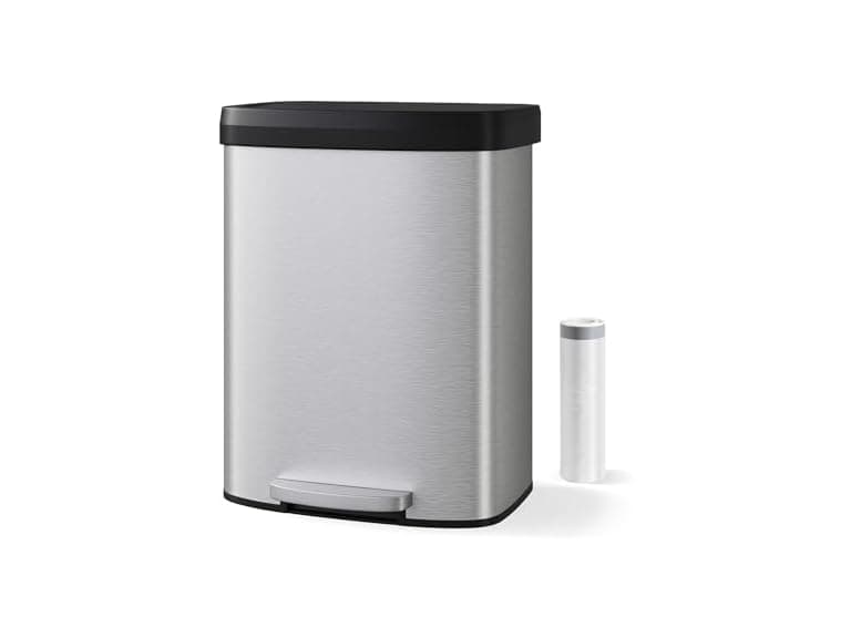 Takywep Gallon Stainless Steel Trash Can - Image 1