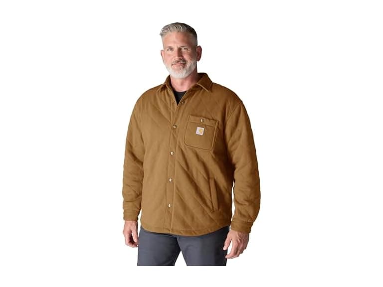 Carhartt Men Rain Defender Loose Heavyweight Shirt - Image 1