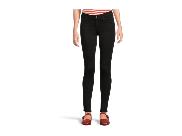 Levi's Womens 711 Skinny Soft Black 25 3 - Image 1