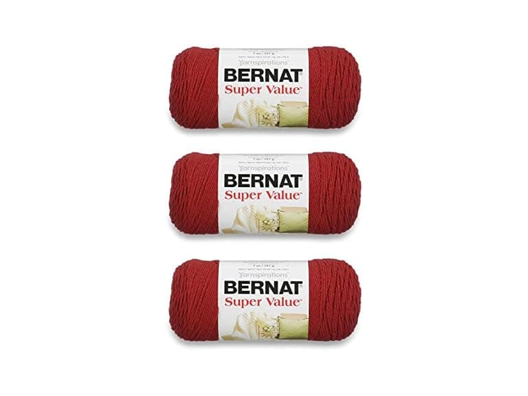 Bernat Super Value Redwood Heather Yarn 3Pk - Image 1