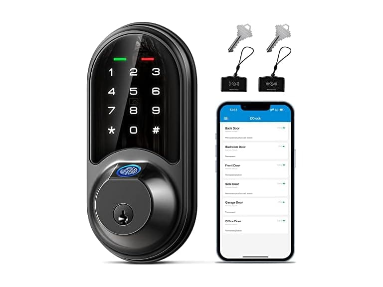 Veise RZ07 Smart Lock, Fingerprint Door Lock - Image 1