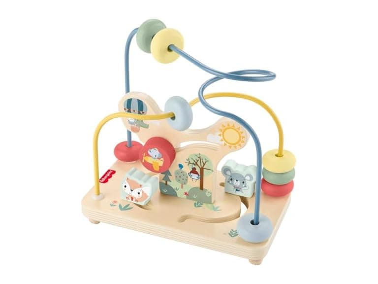 Fisher-Price Wood Toddler Toy Bead Maze - Image 1
