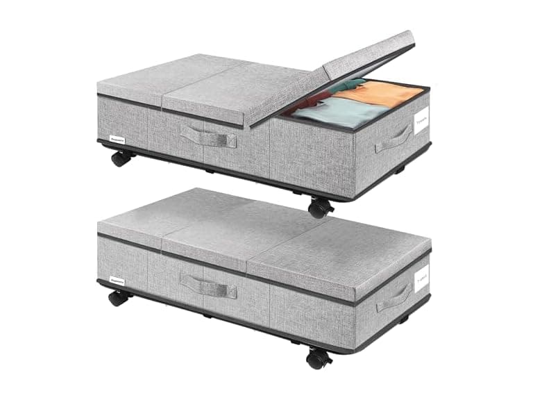 Supowin Under Bed Storage with Wheels - Image 1