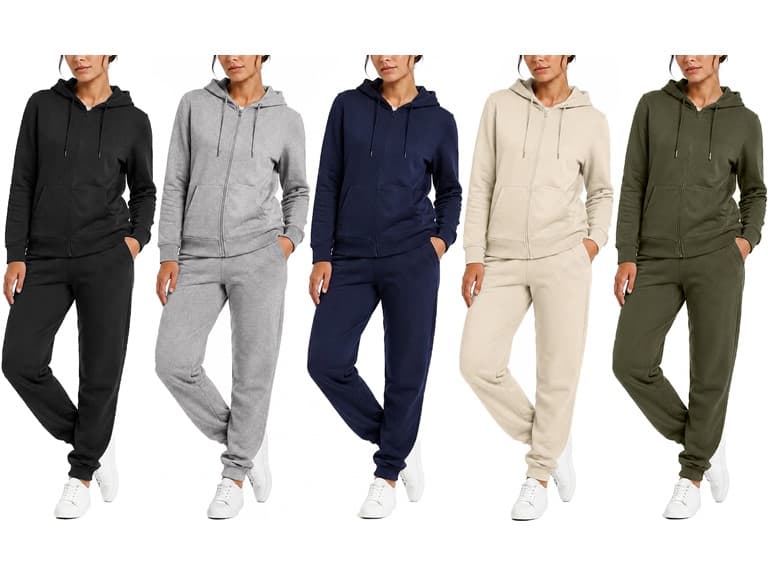 Womens F/T Hoodie & Jogger Set - Image 1