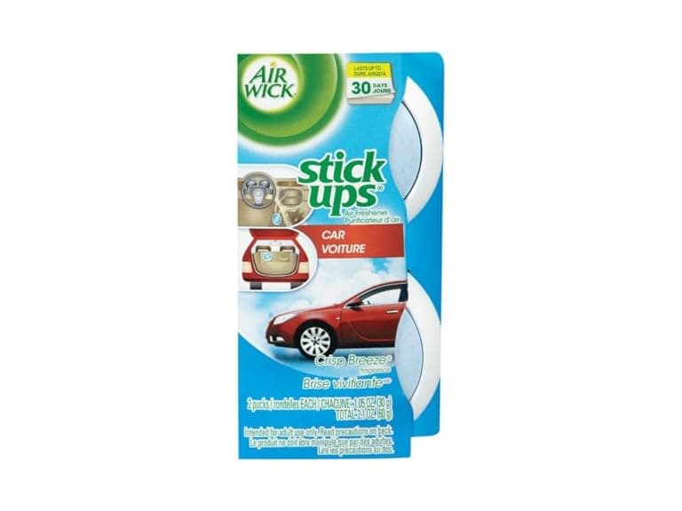 Air Wick Stick Ups Car Air Freshener, Crisp Breeze - Image 1