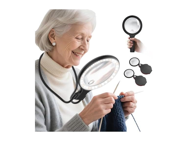 Lightswim Neck Wear Magnifying Glass with Light - Image 1