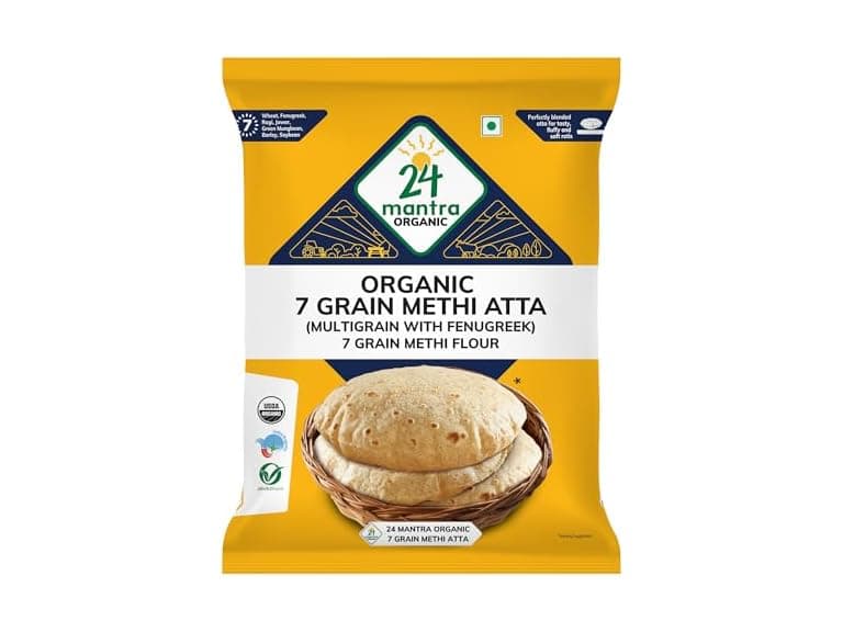 24 Mantra Organic Methi Atta 1 Kg - Image 1